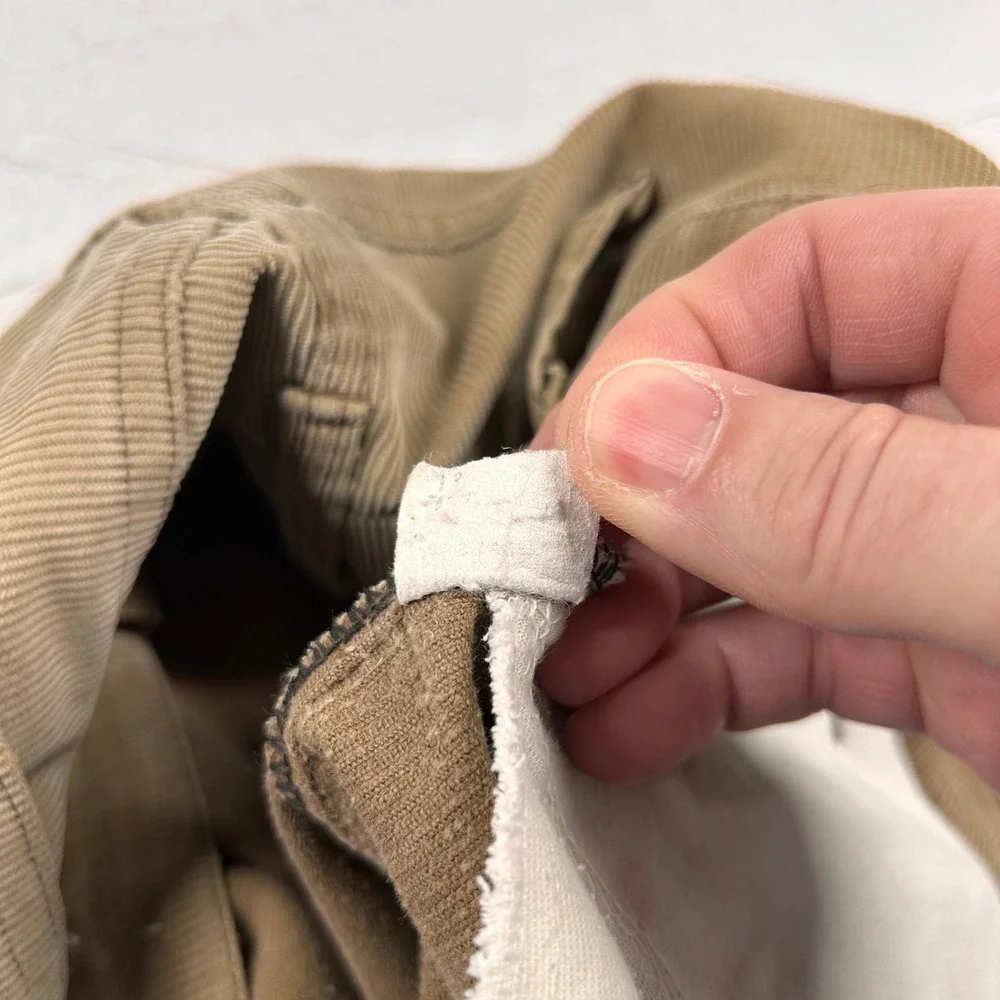 Vintage Levis Corduroy Pants Mens 35x29 Tan Brown 70s 80s Talon 42 Zip
